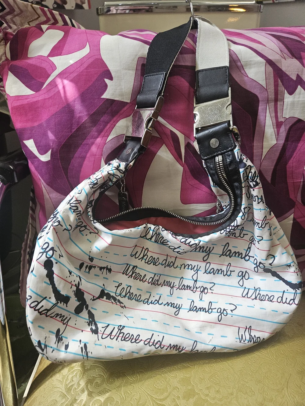 LAMB by LeSportsac Gwen Stefani Hobo Bag! Pre-Owned Vintage - Y2K - Rare!